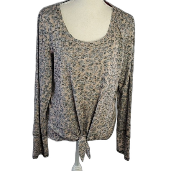 Scoop neck Front tie Multicolor Size XL - Picture 1 of 5